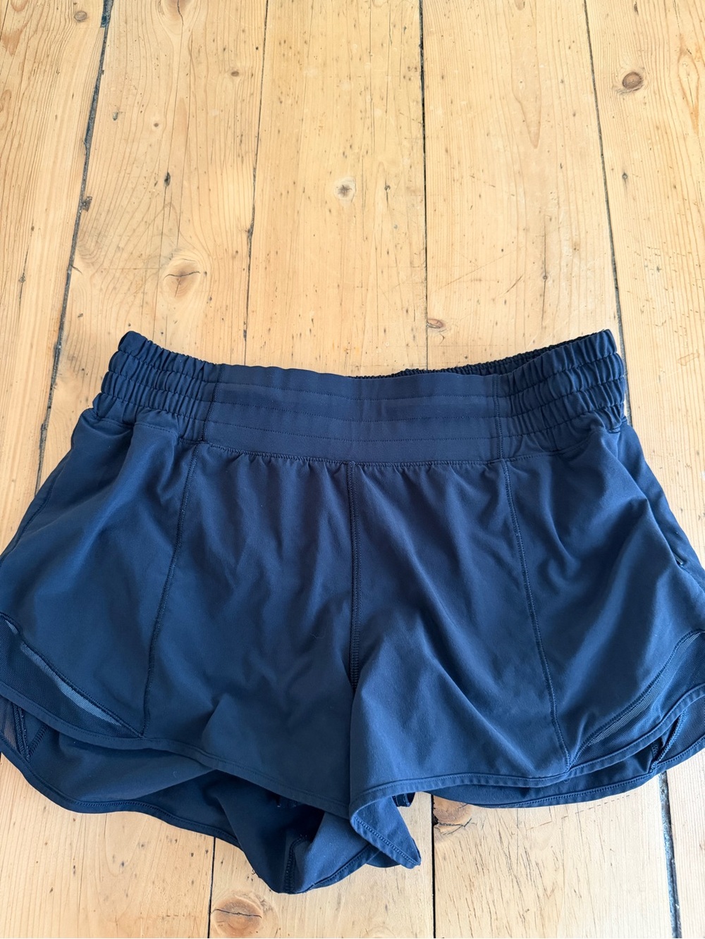 lululemon athletica black Running Shorts with Elastic Waistband